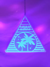 Load image into Gallery viewer, Personalized Year Sign-Vaporwave Engraved Acrylic Art Wall Hanging