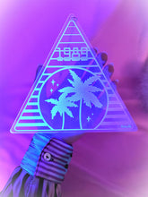Load image into Gallery viewer, Personalized Year Sign-Vaporwave Engraved Acrylic Art Wall Hanging