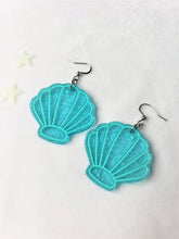 Load image into Gallery viewer, Transparent Shimmer Seashell Earrings | More Colors!