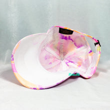 Load image into Gallery viewer, Color Block Purple Orange Retro Inspired Blacklight Dad Hat-Marble Dipped
