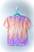 Load image into Gallery viewer, Zig Zag Flame Marbled Shirt-Youth Large