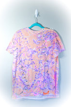 Load image into Gallery viewer, Retro Palm Tree Marbled Wavy Dot Shirt-Adult Large