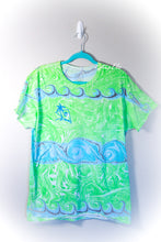 Load image into Gallery viewer, Retrowave Palm Tree Marbled Shirt-Adult Large