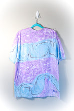 Load image into Gallery viewer, Retro Palm Tree Wave Marbled Shirt-Adult XL