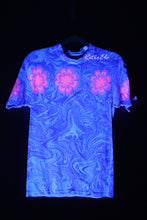 Load image into Gallery viewer, Retro Flowers Marbled Shirt-Adult Small
