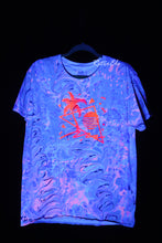 Load image into Gallery viewer, Retro Palm Tree Marbled Wavy Dot Shirt-Adult Large