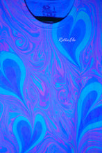 Load image into Gallery viewer, Rainbow Heart Marbled Shirt-Adult Large