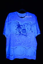 Load image into Gallery viewer, Retro Palm Tree Wave Marbled Shirt-Adult XL