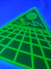 Load image into Gallery viewer, Blacklight Night-Vaporwave Acrylic Art Wall Hanging Triangle