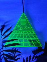 Load image into Gallery viewer, Blacklight Night-Vaporwave Acrylic Art Wall Hanging Triangle