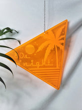 Load image into Gallery viewer, 80s Night-Vaporwave Acrylic Art Wall Hanging Triangle