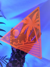 Load image into Gallery viewer, 80s Night-Vaporwave Acrylic Art Wall Hanging Triangle