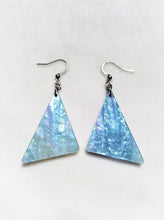 Load image into Gallery viewer, 80s Glitter Triangle Geometric Earrings