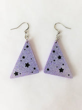 Load image into Gallery viewer, 80s Star Triangle Geometric Earrings