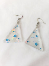 Load image into Gallery viewer, 80s Star Triangle Geometric Earrings
