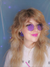 Load image into Gallery viewer, 80s Inspired Chunky Glitter Triangle Studs | More Colors!