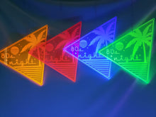Load image into Gallery viewer, 80s Night-Vaporwave Acrylic Art Wall Hanging Triangle