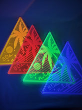 Load image into Gallery viewer, 80s Night-Vaporwave Acrylic Art Wall Hanging Triangle