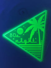 Load image into Gallery viewer, 80s Night-Vaporwave Acrylic Art Wall Hanging Triangle