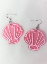 Load image into Gallery viewer, Transparent Shimmer Seashell Earrings | More Colors!