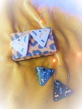 Load image into Gallery viewer, 80s Halloween Memphis Sparkle Earrings