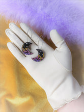 Load image into Gallery viewer, Darkwave Moon Earrings