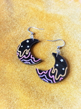 Load image into Gallery viewer, Darkwave Moon Earrings