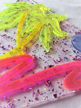 Load image into Gallery viewer, 80s Paradise Beach-Vaporwave Acrylic Art Wall Hanging Triangle