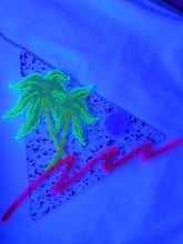 Load image into Gallery viewer, 80s Paradise Beach-Vaporwave Acrylic Art Wall Hanging Triangle