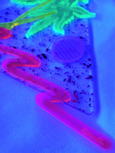 Load image into Gallery viewer, 80s Paradise Beach-Vaporwave Acrylic Art Wall Hanging Triangle