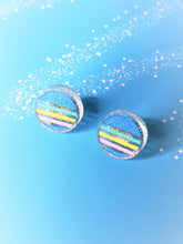 Load image into Gallery viewer, Pastel/Bright Vaporwave Retro Sun/Moon Studs Pack