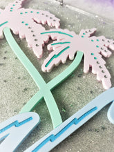 Load image into Gallery viewer, Pastel Dreams-Made to Order-80s Vaporwave Acrylic Art Wall Hanging Triangle