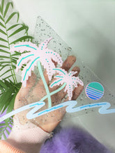 Load image into Gallery viewer, Pastel Dreams-Made to Order-80s Vaporwave Acrylic Art Wall Hanging Triangle