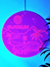 Load image into Gallery viewer, Outrun Desert-Blacklight Acrylic Art Wall Hanging