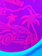 Load image into Gallery viewer, Outrun Desert-Blacklight Acrylic Art Wall Hanging