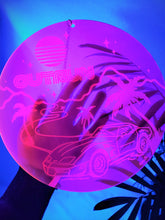 Load image into Gallery viewer, Outrun Desert-Blacklight Acrylic Art Wall Hanging