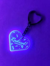 Load image into Gallery viewer, Fluorescent Radical! Heart Keychain