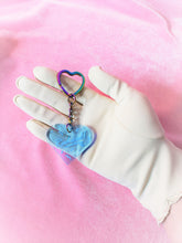 Load image into Gallery viewer, Fluorescent Radical! Heart Keychain