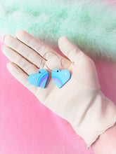 Load image into Gallery viewer, Retro Rainbow Heart Earrings