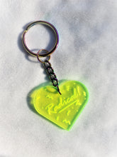Load image into Gallery viewer, Fluorescent Radical! Heart Keychain