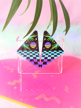 Load image into Gallery viewer, State of Mind Vaporwave Stud Geometric Earrings