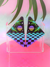 Load image into Gallery viewer, State of Mind Vaporwave Stud Geometric Earrings