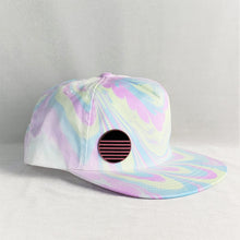 Load image into Gallery viewer, Pastel Waves 5 Panel Hat-Blacklight