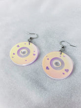 Load image into Gallery viewer, Mini Iridescent CD Earrings