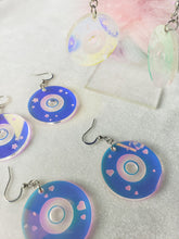 Load image into Gallery viewer, Mini Iridescent CD Earrings
