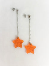 Load image into Gallery viewer, Mini Sparkle Star Dangle Earrings