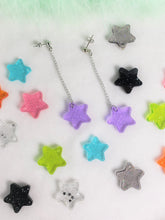 Load image into Gallery viewer, Mini Sparkle Star Dangle Earrings