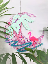 Load image into Gallery viewer, 1980s Miami-Made To Order-Crescent Moon Acrylic Art Wall Hanging