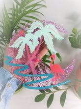 Load image into Gallery viewer, 1980s Miami-Made To Order-Crescent Moon Acrylic Art Wall Hanging