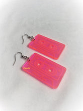 Load image into Gallery viewer, Neon Retro Mix Tape Earrings